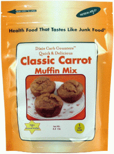 Classic Carrot Muffin Mix by Dixie Carb Counters Classic Carrot Muffin Mix by Dixie Carb Counters