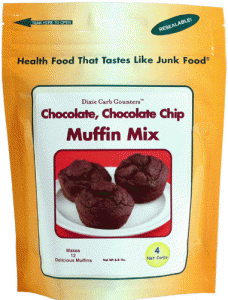 Chocolate Chocolate Chip Muffin Mix by Dixie Carb Counters