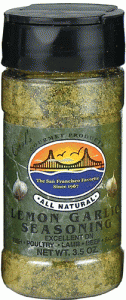 Carl's Gourmet All Natural Lemon Garlic Seasoning and Meat Rub