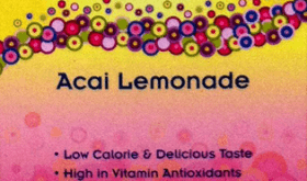 Vita-Squenchers Acai Lemonade Stevia Sweetened Sugar Free Drink Mix Sticks by Now Foods