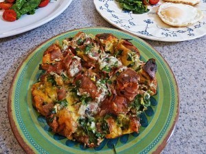 Low Carb Bacon Cheese and Ranch Crack Bread