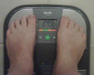 I was so happy the day I broke the 250 pound sound barrier I was so happy the day I broke the 250 pound sound barrier