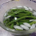 Blanched beans Blanched beans