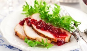 Turkey breast with cranberry sauce Turkey breast with cranberry sauce