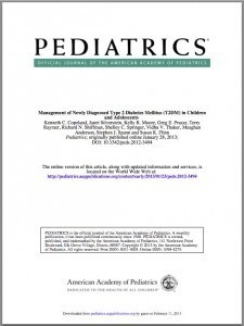 AAP Management of Newly Diagnosed Type 2 Diabetes Mellitus (T2DM) in Children and Adolescents