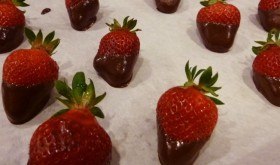 ChocolateDippedStrawberries_opt Chocolate Dipped Strawberries make a romantic, low carb dessert.