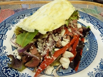 Lamb Feta Wrap with Spicy Sriracha Mayo makes a complete low carb meal. Add a few extra grape tomatoes and count the money you're not spending on expensive take out or ingredients!