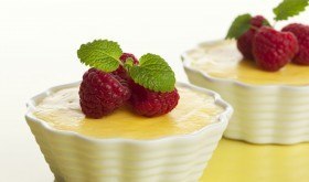 1305DishBLCdt17276749lemoncustard Make the lemon custard by itself, or add the gingersnap crust with a dollop of lemon curd for extra flare. Perfectly yummy for 'Mummy'.