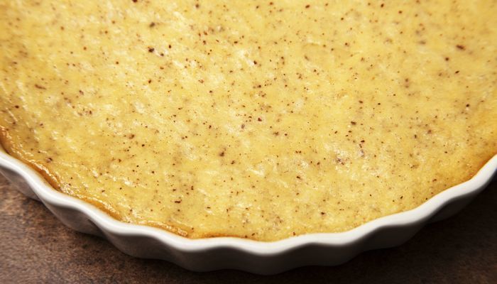 Easy Dairy-Free Coconut Custard Pie Recipe from CarbSmart Grain-Free Sugar-Free Living Cookbook
