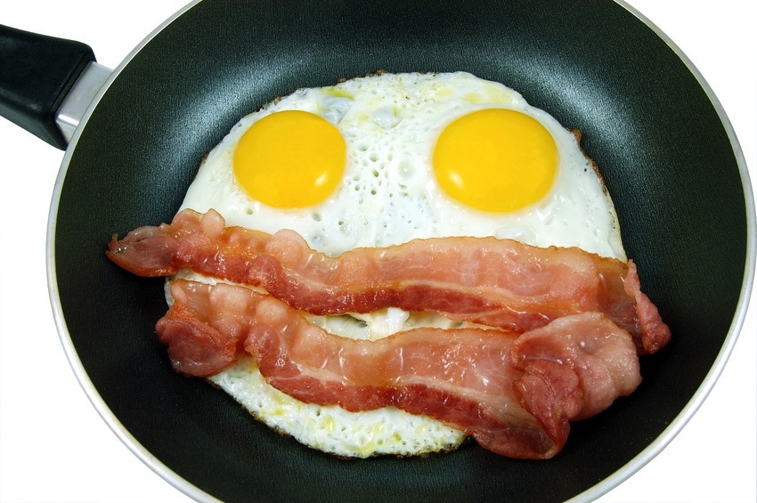 Low Carb Breakfast Options: Eggs and Bacon