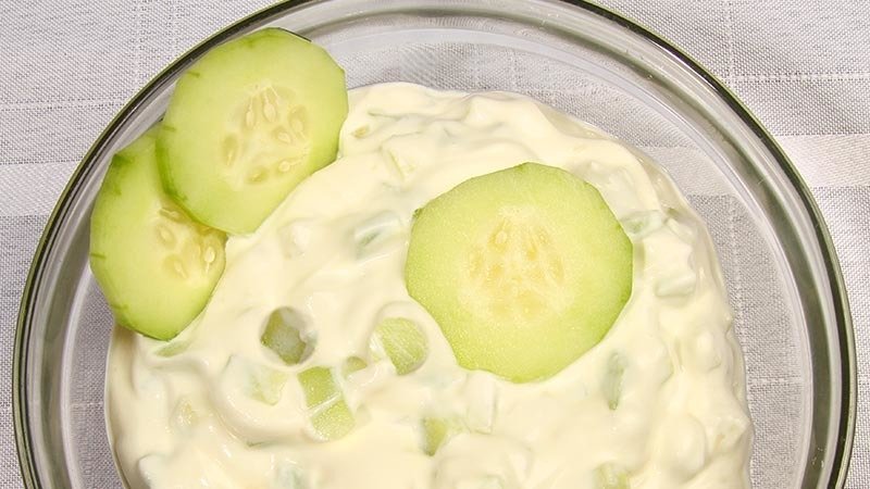 Fat Fast Sour Cream Cucumbers Recipe