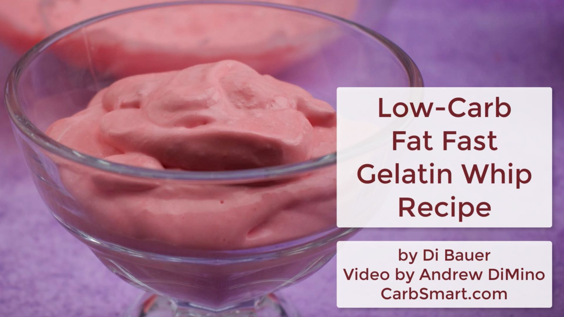 Low-Carb Fat Fast Gelatin Whip Recipe – Includes Video