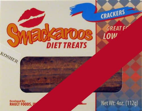 Smackaroos Sweet Cinnamon Low-Carb Crackers