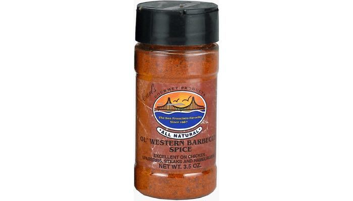 Carl's Gourmet All Natural Old Western Barbecue Spice Seasoning and Meat Rub