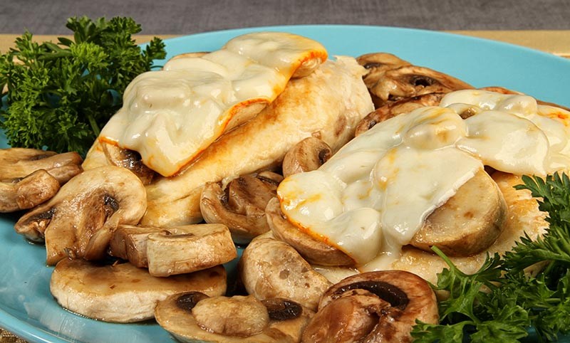 Low-Carb Gluten-Free Chicken Mushroom Melt Recipe