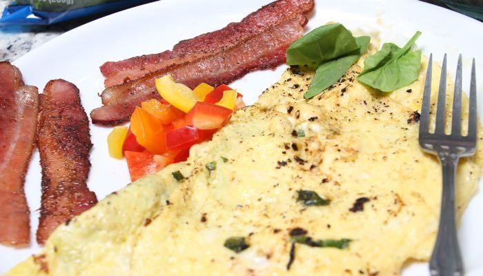 CarbSmart Gourmet Greek Omelet Low-Carb Recipe