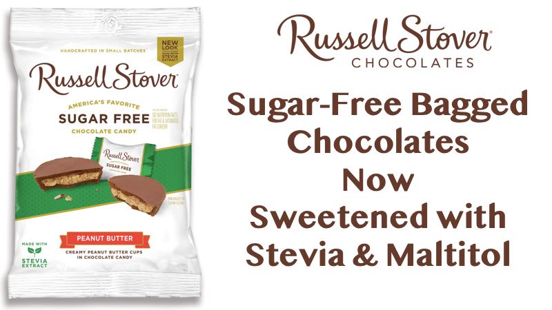 Sugar-Free Bagged Chocolates Sweetened with Stevia & Maltitol