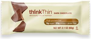 Dark Chocolate Think Thin Low Carb Gluten Free Protein Bars