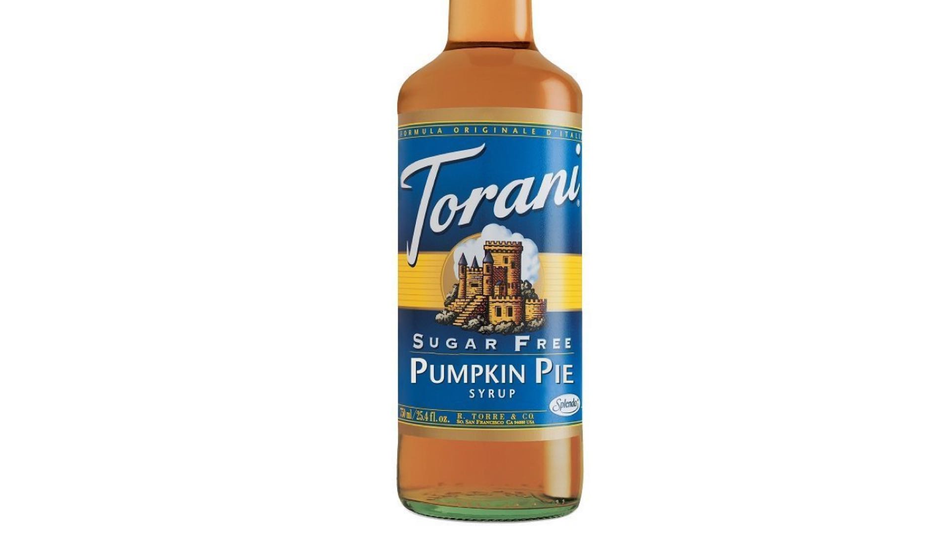 Torani Sugar Free Pumpkin Pie Syrup