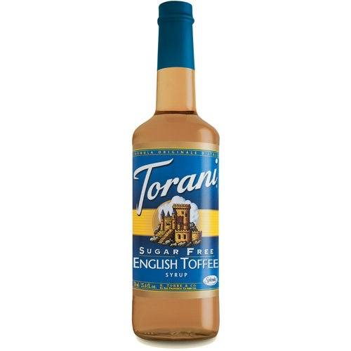 Torani Sugar-Free English Toffee Syrup 750ml Bottle