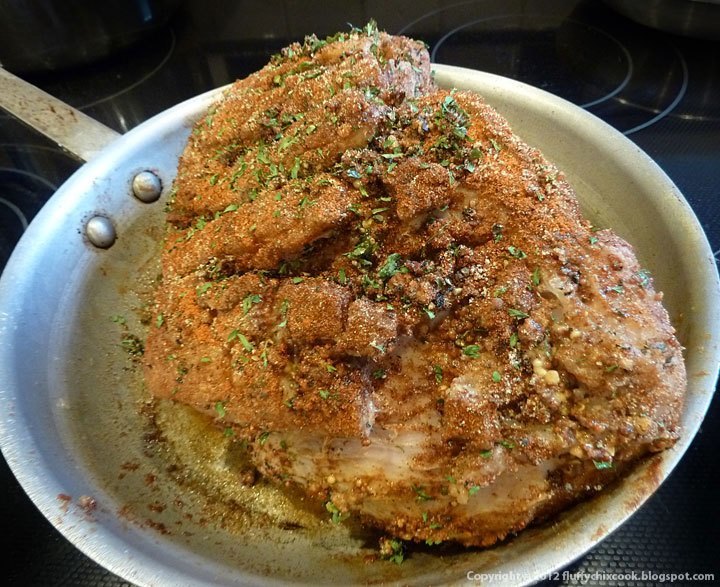 Pork Shoulder Browned Seasoned