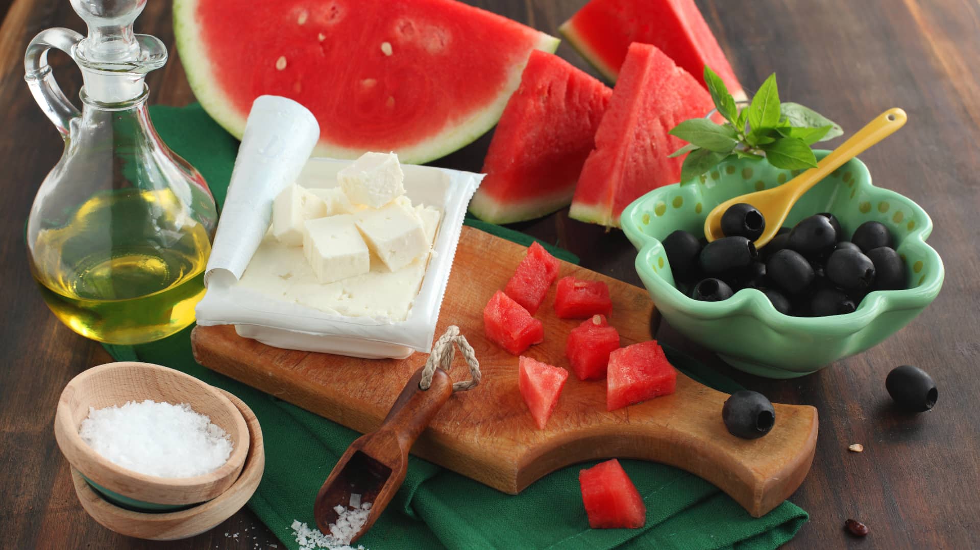 Low-Carb Watermelon Feta Salad