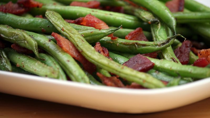 Low-Carb Green Beans and Bacon