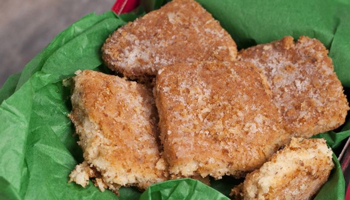 Dana Carpender's Low Carb Merry Crispness Shortbread Cookies