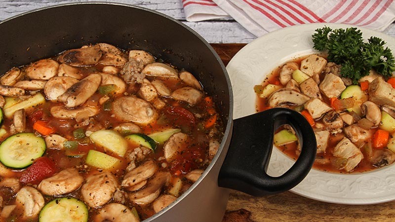 Low-Carb Gluten-Free Italian Chicken Vegetable Soup Recipe