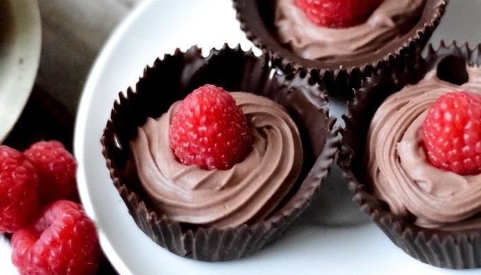 Chocolate Filled Dairy-Free Mousse Cups Recipe