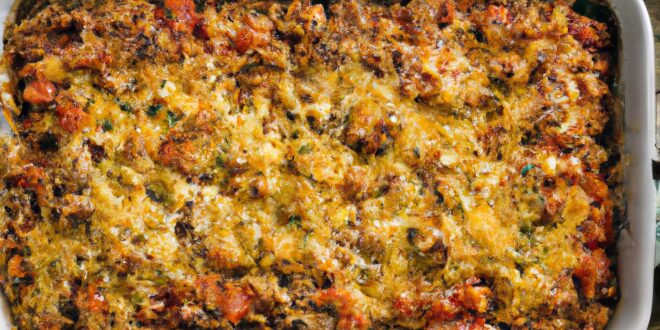 Mexican Chicken Pizza Casserole