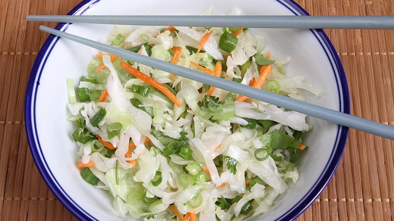 Low-Carb Asian Cole Slaw Recipe