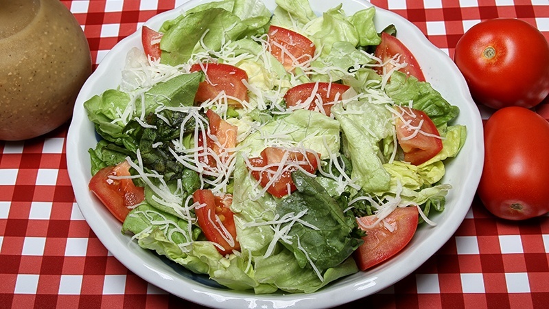 Italian Salad With Seasoned Mozzarella Cheese Recipe