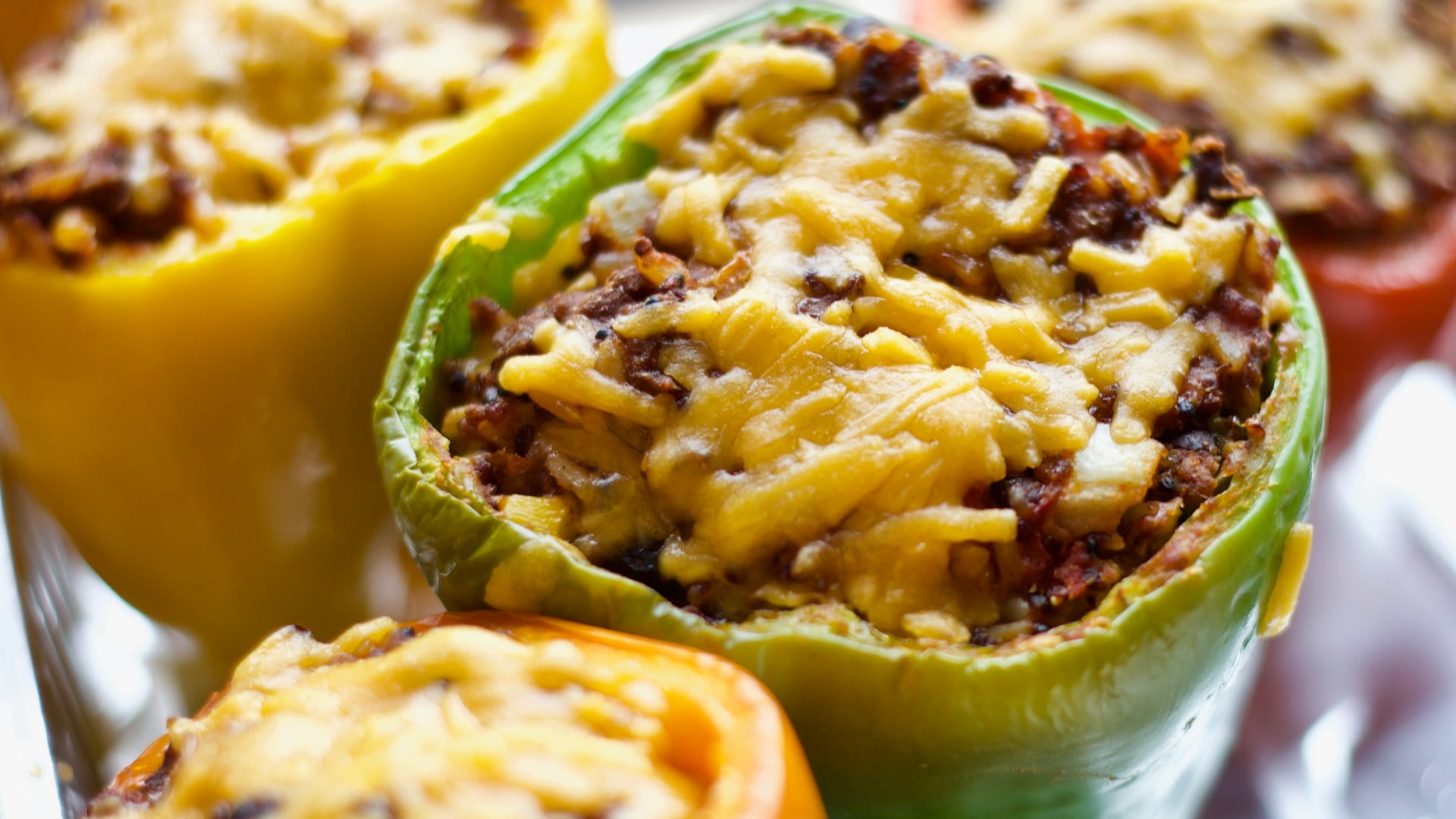 Low-Carb & Keto Stuffed Peppers Recipe