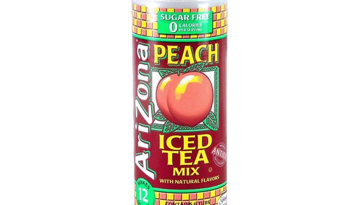 AriZona Sugar Free Peach Tea Tubs