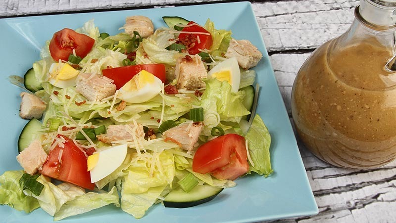 Low-Carb Gluten-Free Chicken Caesar Salad Recipe