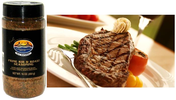 16 oz. Carl’s Gourmet All Natural Prime Rib & Roast Seasoning and Meat Rubs