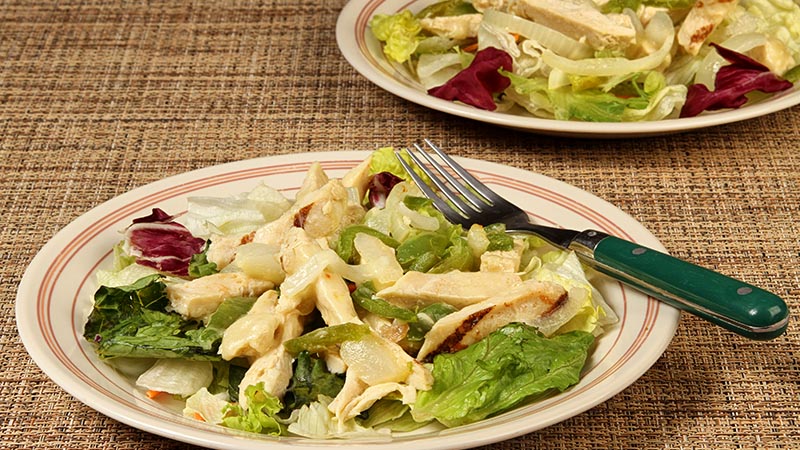 Low-Carb Hot Philly Chicken Salad For Two Recipe