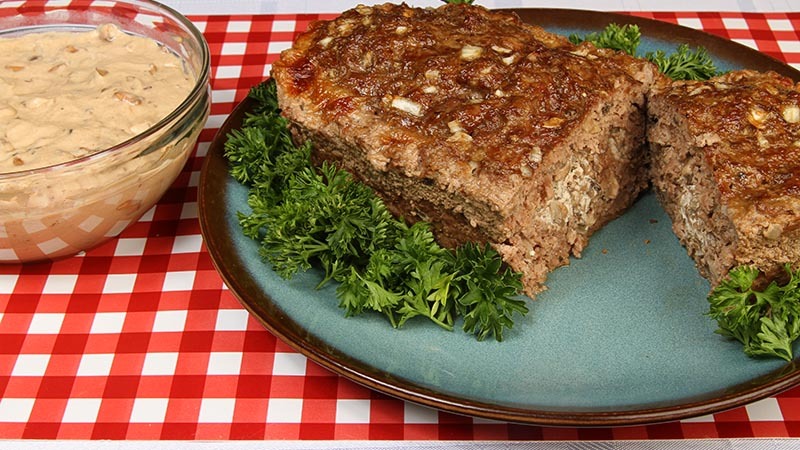 Low-Carb Stroganoff Meatloaf Recipe