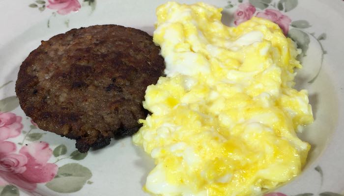 Sausage and Eggs Fat Fast Recipe