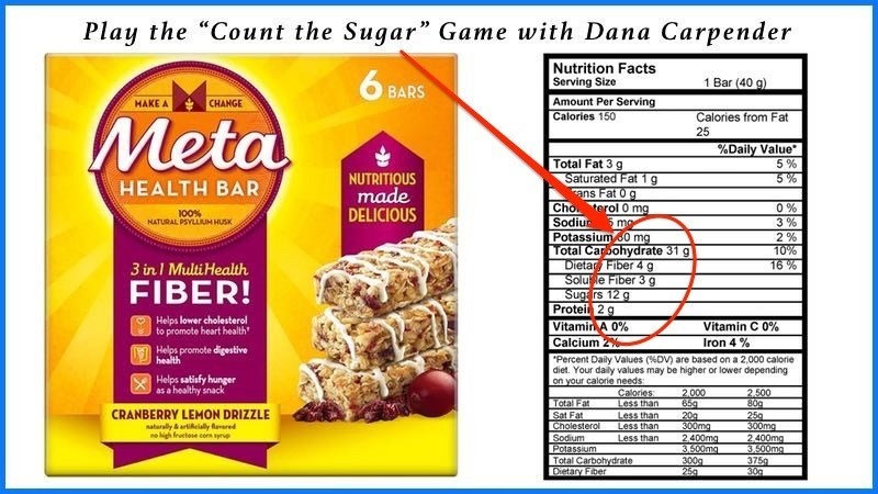 Play the Count the Sugar Game With Dana Carpender