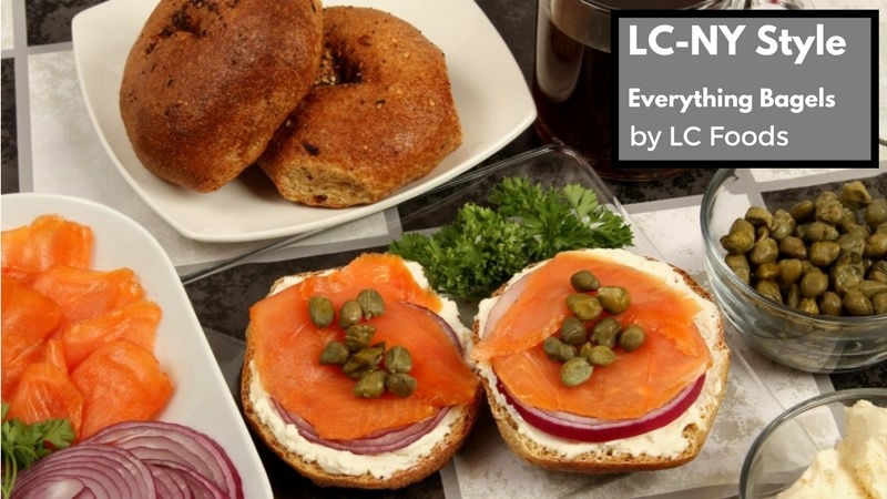 Low-Carb LC-NY Style Everything Bagels by LC Foods