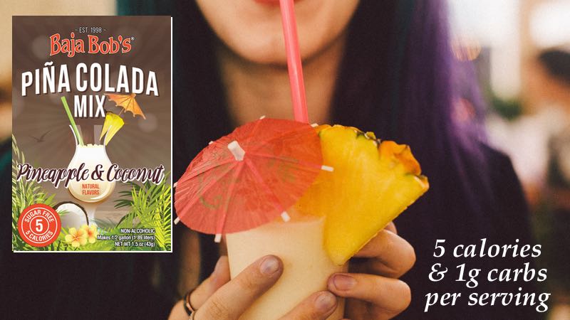 Baja Bob's Sugar-Free Pina Colada Mix Packets