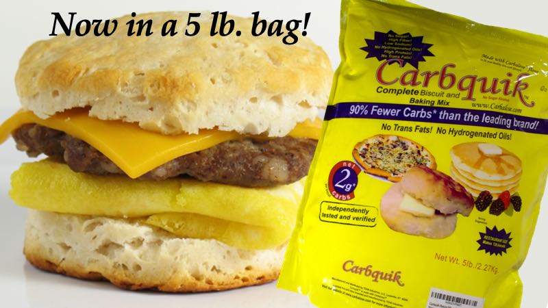 CarbQuik Now in a 5 Pound Bag