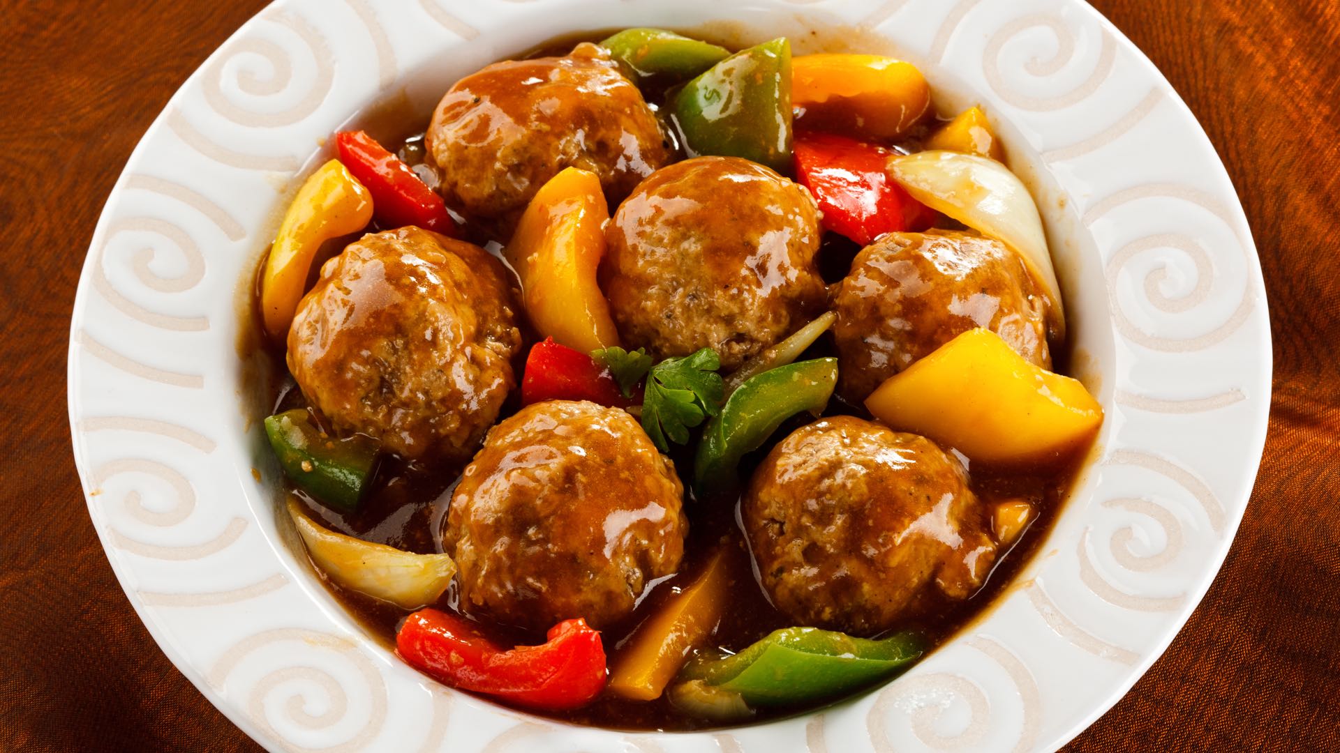 Low-Carb Sweet and Sour Meatballs in Sauce