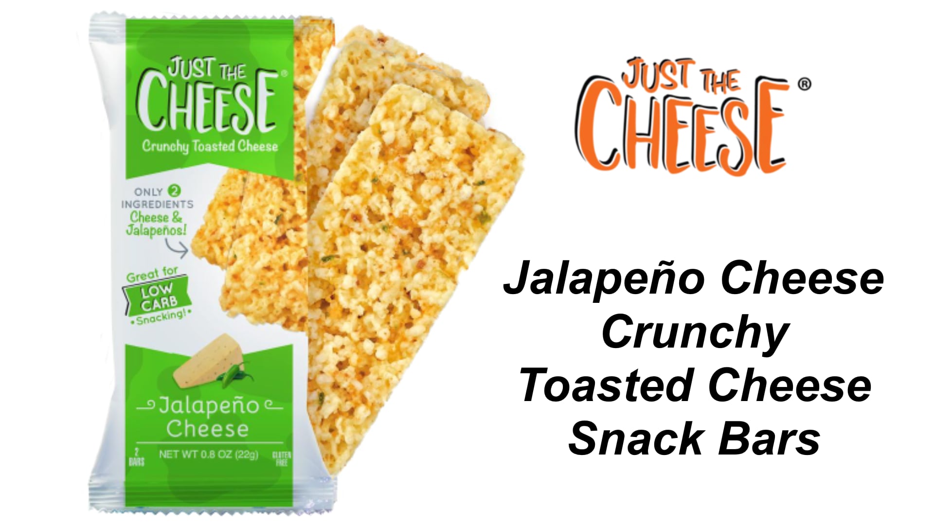 Just the Cheese Just The Cheese Jalapeño Cheese Snack Bars