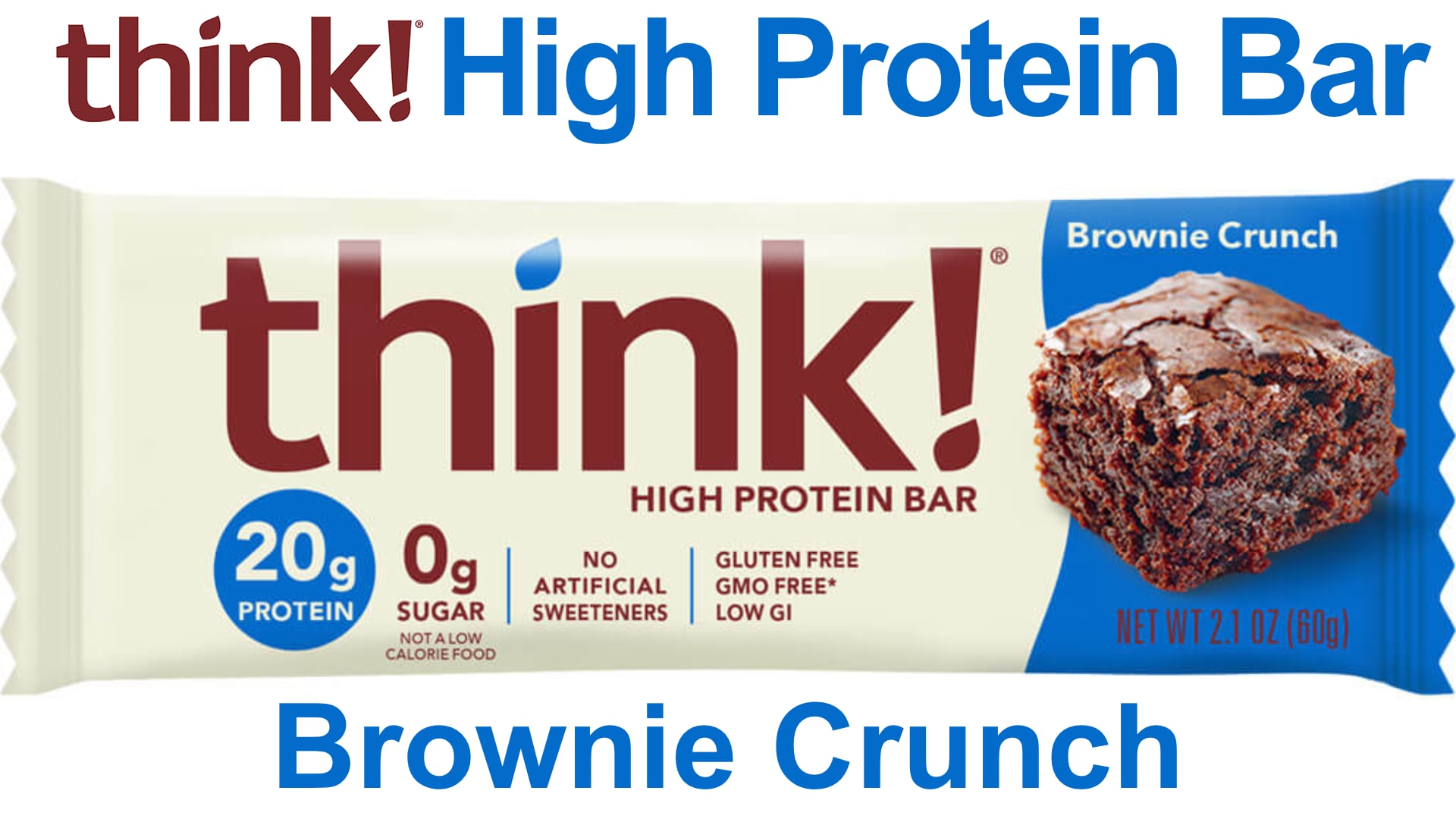 Think High Protein Bar Brownie Crunch