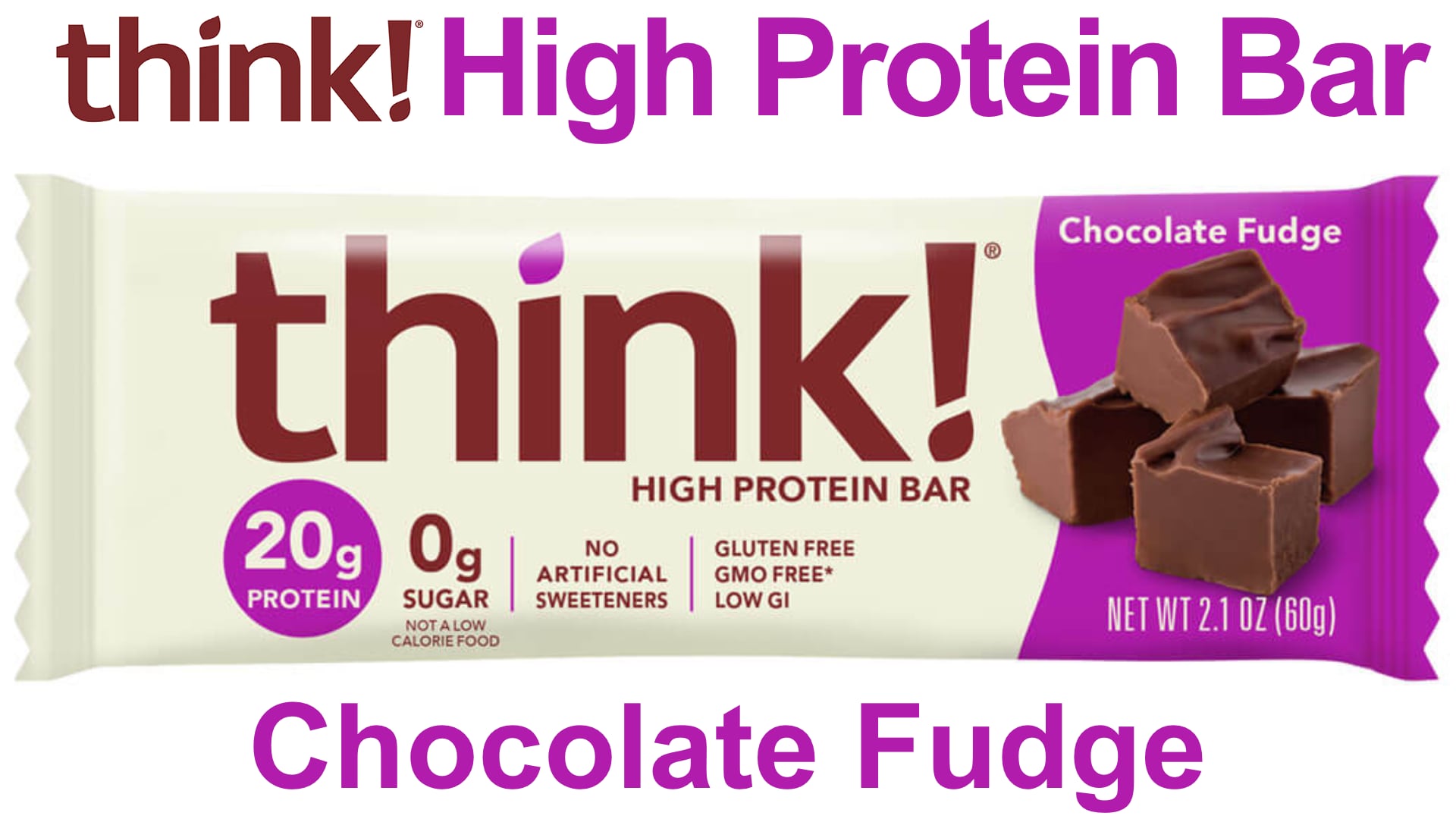 Think High Protein Bar Chocolate Fudge