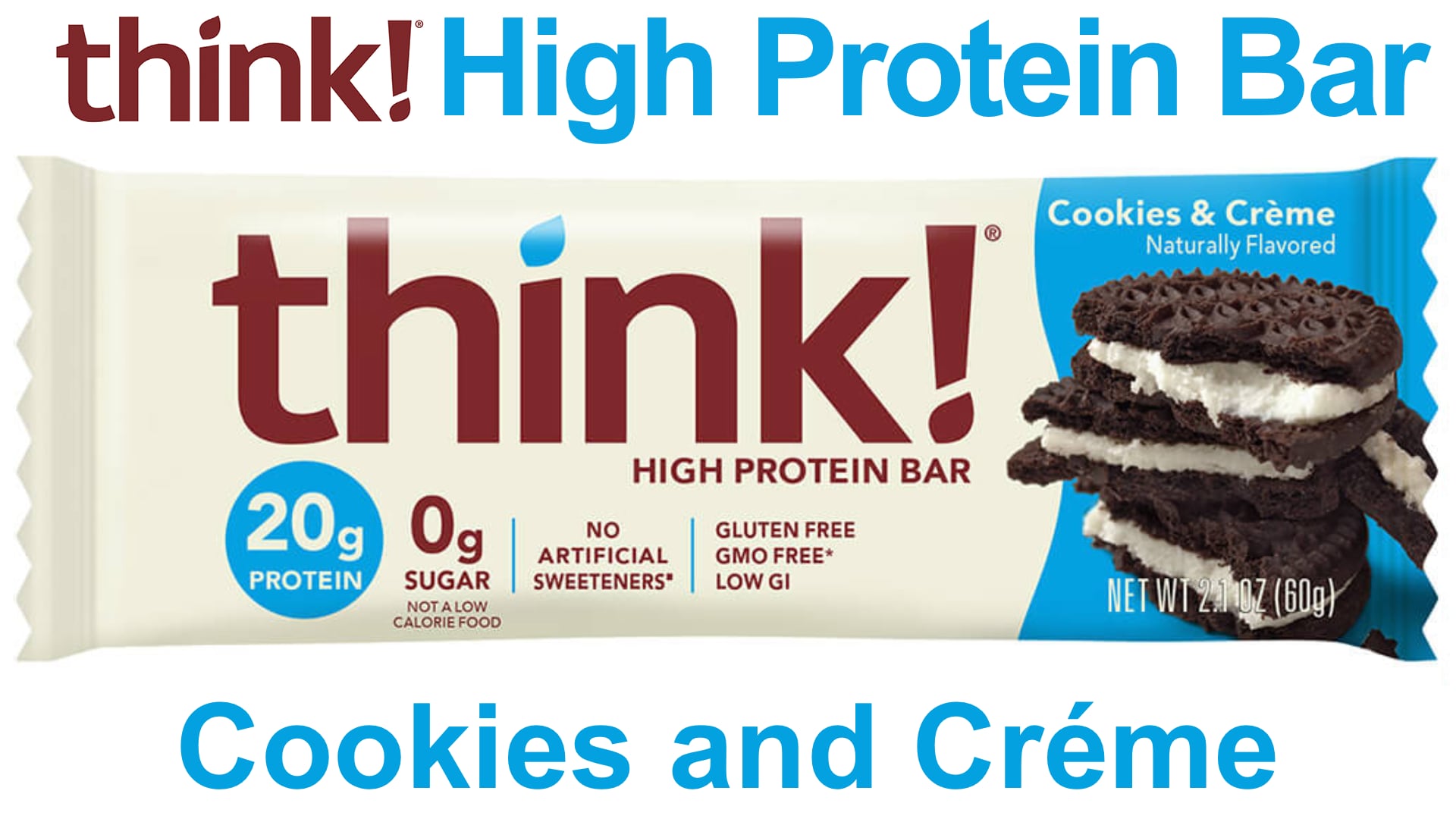 Think High Protein Bar Cookies and Creme