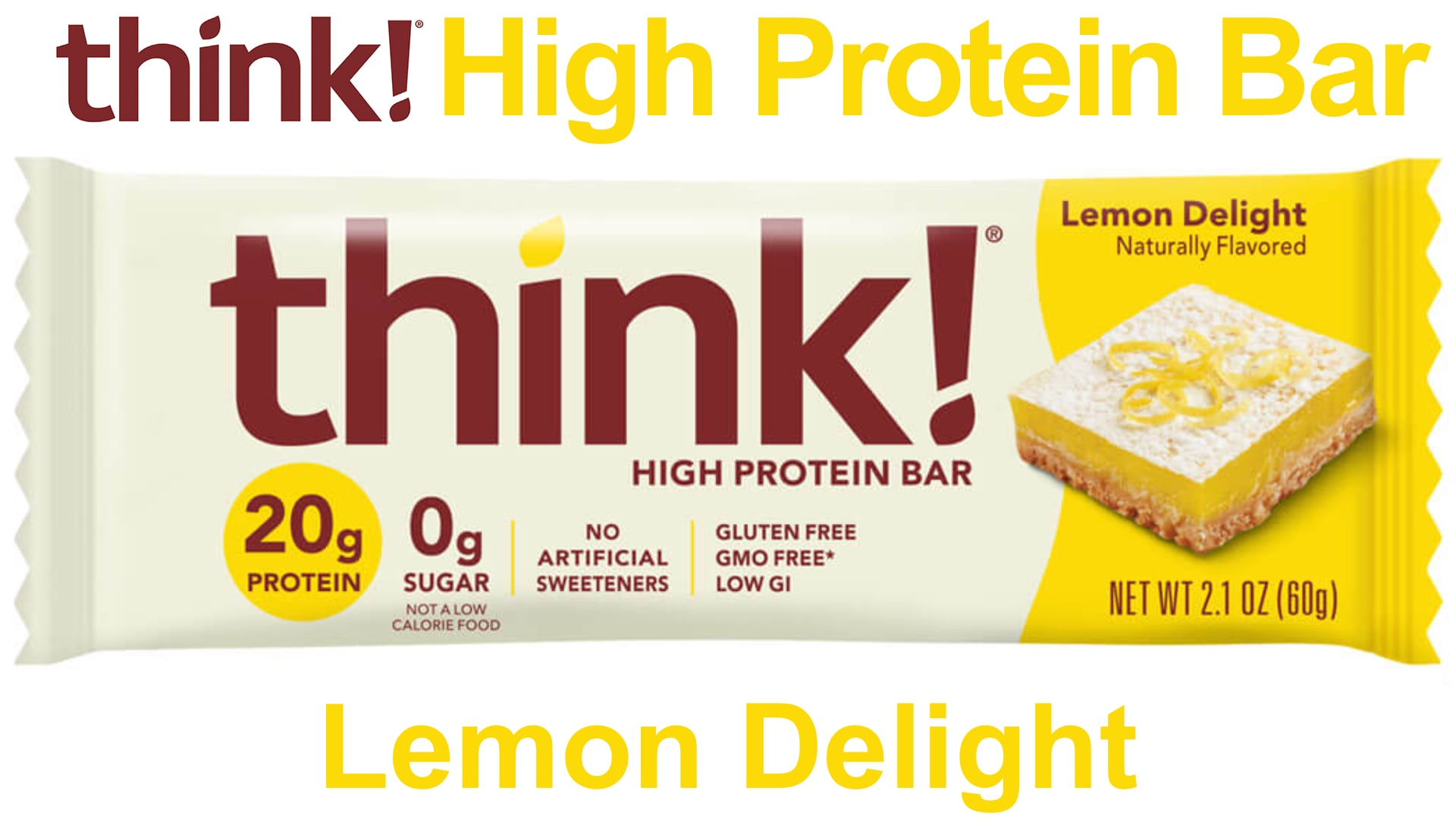 think! High Protein Bar Lemon Delight